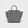 Micro Luggage handbag in baby drummed calfskin
