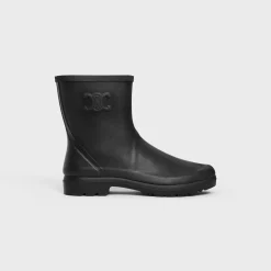 MID CELINE RAIN BOOTS in Natural Rubber