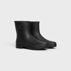 MID CELINE RAIN BOOTS in Natural Rubber