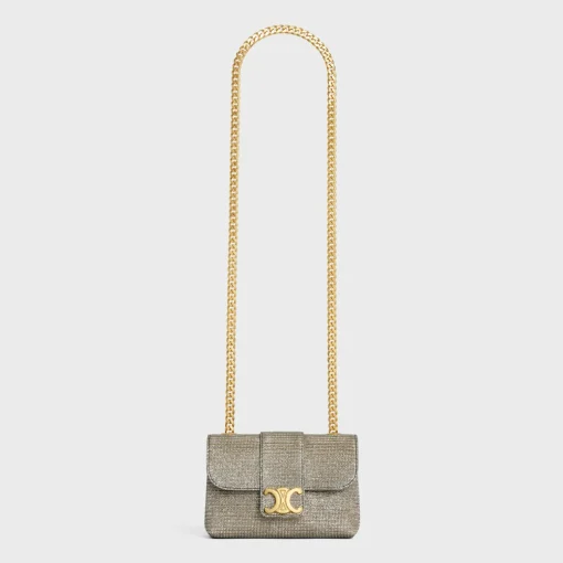 MINI CELINE VICTOIRE in GLITTER TEXTILE