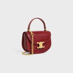 MINI CHAIN BESACE CLEA in LIZARD