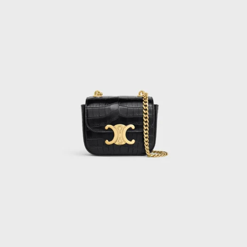 MINI CHAIN CLAUDE in NILOTICUS CROCODILE