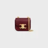 MINI CHAIN CLAUDE in Shiny calfskin