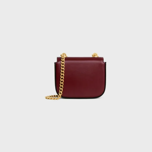 MINI CHAIN CLAUDE in Shiny calfskin