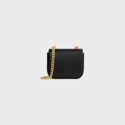 MINI CHAIN CLAUDE in Shiny calfskin