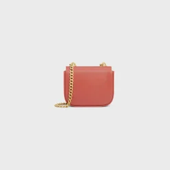 MINI CHAIN CLAUDE in Shiny calfskin