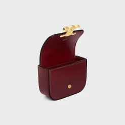 MINI CHAIN CLAUDE in Shiny calfskin
