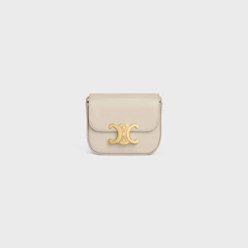 MINI CLAUDE in Shiny calfskin