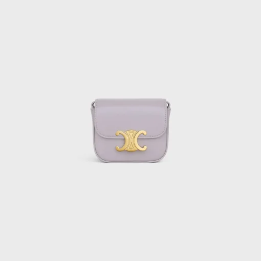 MINI CLAUDE in Shiny calfskin