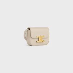 MINI CLAUDE in Shiny calfskin
