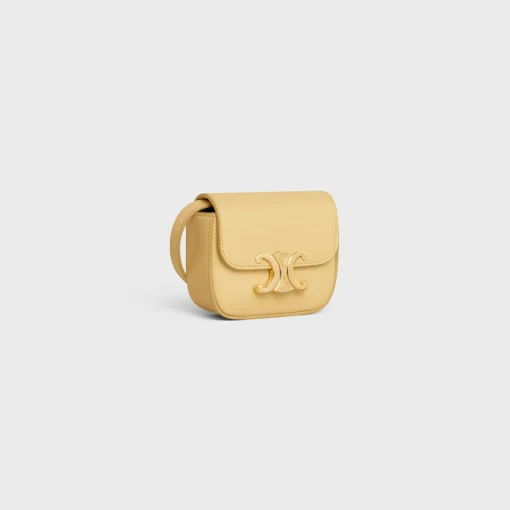 MINI CLAUDE in Shiny calfskin
