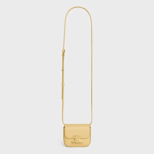 MINI CLAUDE in Shiny calfskin