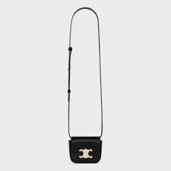 MINI CLAUDE in Shiny calfskin