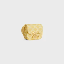 MINI CLAUDE in TRIOMPHE CANVAS BRIGHT YELLOW