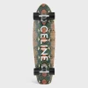MINI CRUISER in Wood with Python and Celine print