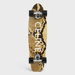 MINI CRUISER in Wood with Python and Celine print