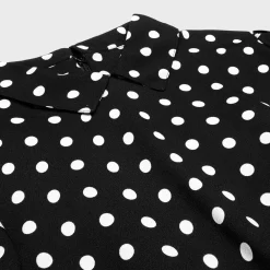 mini dress in viscose sablé