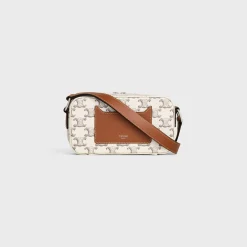 MINI MESSENGER BOX in Triomphe Canvas and Calfskin