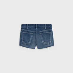 mini shorts in dark union wash denim