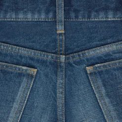 mini shorts in dark union wash denim
