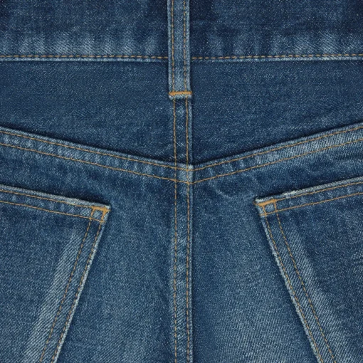 mini shorts in dark union wash denim