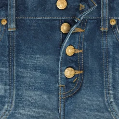mini shorts in dark union wash denim