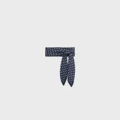mini triomphe bandana in silk twill