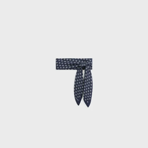 mini triomphe bandana in silk twill