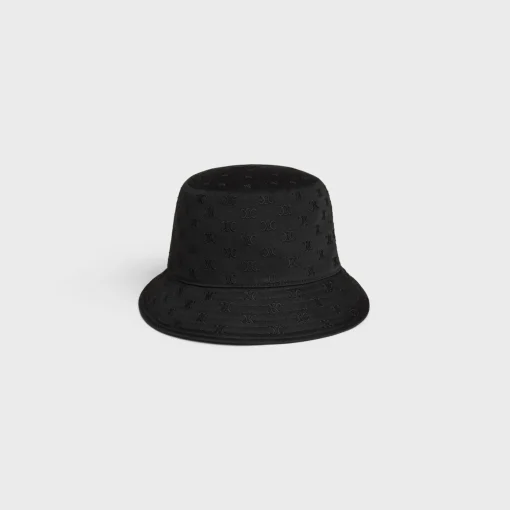 mini triomphe bucket hat in cotton