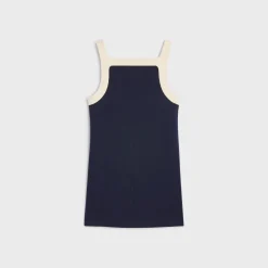mini Triomphe dress in wool jersey