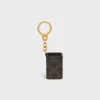Miniature Perfume Holder Charm in Triomphe Canvas and calfskin