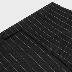 mods pants in pinstripe virgin wool