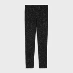 mods pants with rhinestones in double-face wool