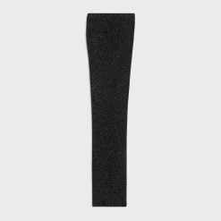 mods pants with rhinestones in double-face wool