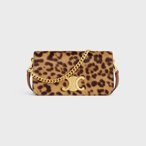MULTIPOCHETTE in PONY CALFSKIN WITH LEOPARD PRINT