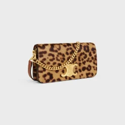 MULTIPOCHETTE in PONY CALFSKIN WITH LEOPARD PRINT