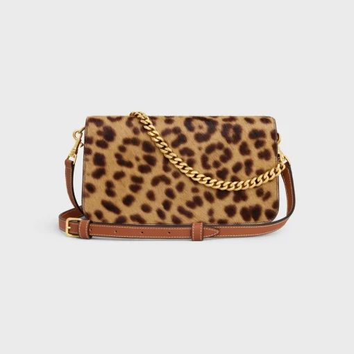 MULTIPOCHETTE in PONY CALFSKIN WITH LEOPARD PRINT