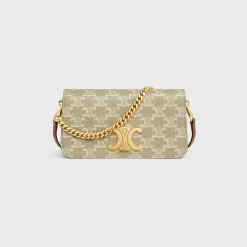 MULTIPOCHETTE in TRIOMPHE CANVAS AND CALFSKIN
