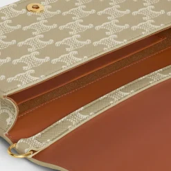 MULTIPOCHETTE in TRIOMPHE CANVAS AND CALFSKIN