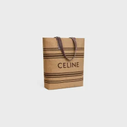 MUSEUM BAG in Textile with raffia effect and calfskin