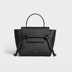 Nano Belt bag in grained calfskin