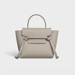 Nano Belt bag in grained calfskin