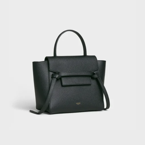 Nano Belt bag in grained calfskin
