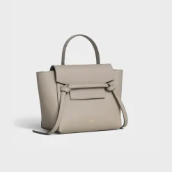 Nano Belt bag in grained calfskin