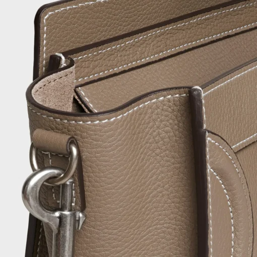 Nano Luggage bag in drummed calfskin
