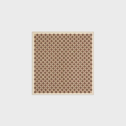 octagon bandana in silk twill