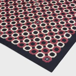 octagon bandana in silk twill