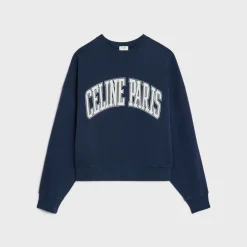 oversized Celine sweatshirt in cotton fleece