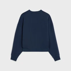 oversized Celine sweatshirt in cotton fleece