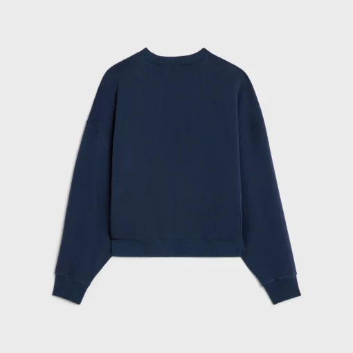 oversized Celine sweatshirt in cotton fleece